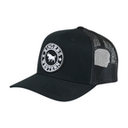 Ringers Western Childrens Signature Bull Trucker Cap (420257RW) Black with White Print OSFM