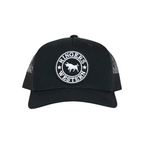 Ringers Western Childrens Signature Bull Trucker Cap (420257RW) Black with White Print OSFM
