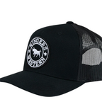 Ringers Western Childrens Signature Bull Trucker Cap (420257RW) Black with White Print OSFM