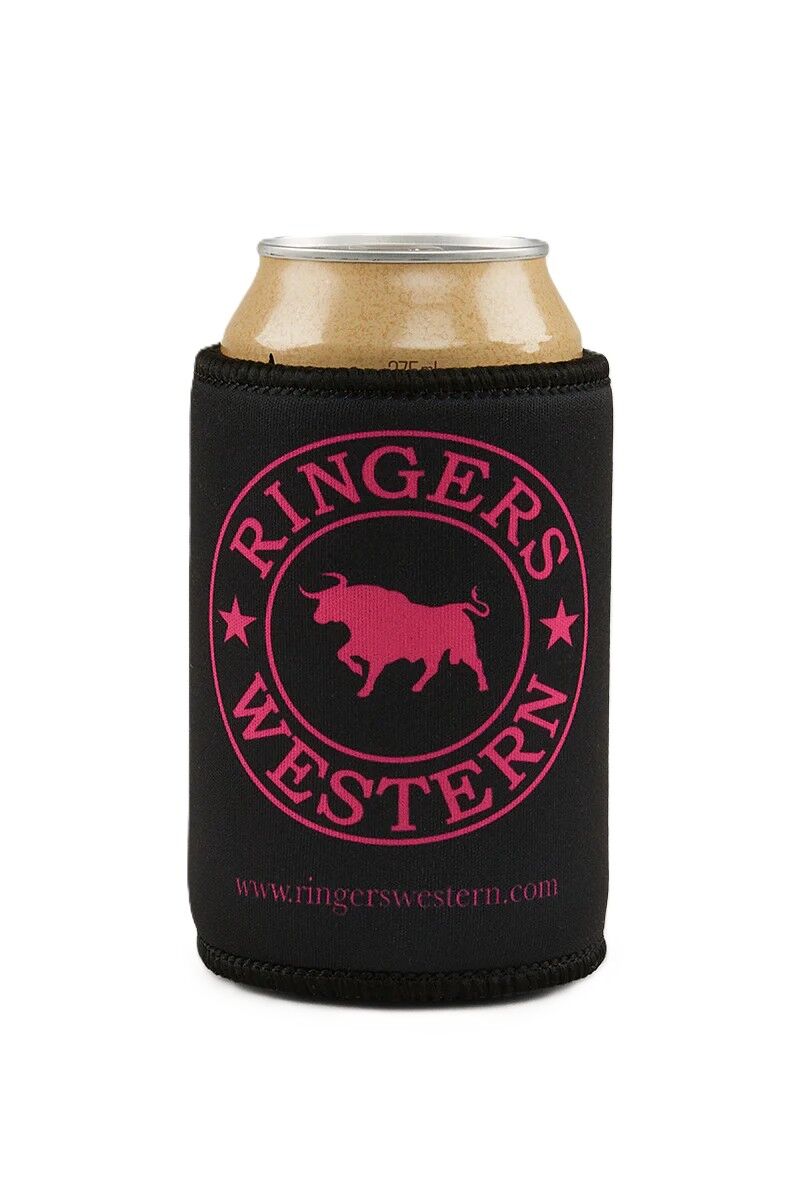 Ringers Western Signature Bull Stubby Cooler (723035RW) Black/Melon