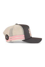 Ringers Western Hometown Trucker Cap (424039RW) Charcoal/Rosey OSFM