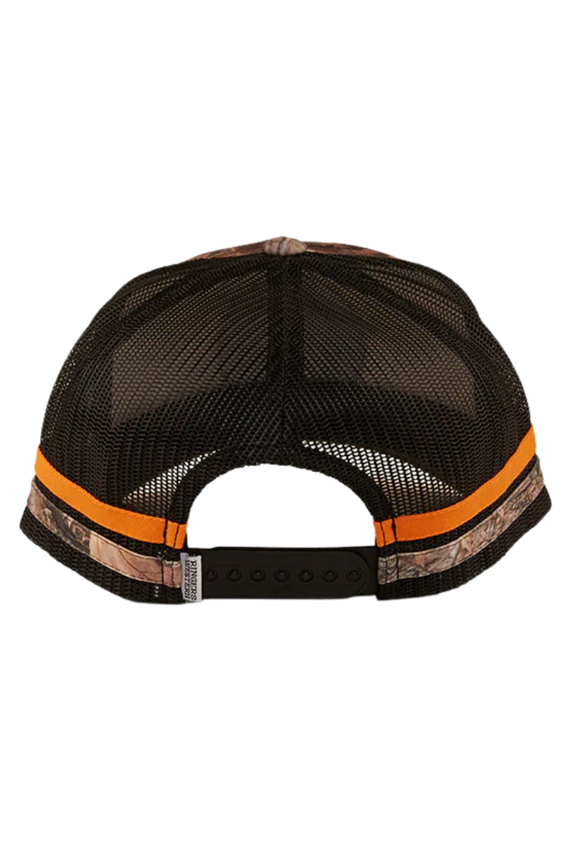 Ringers Western McCoy Trucker Cap (722038RW) Camo/Orange OSFM