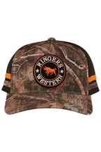 Ringers Western McCoy Trucker Cap (722038RW) Camo/Orange OSFM