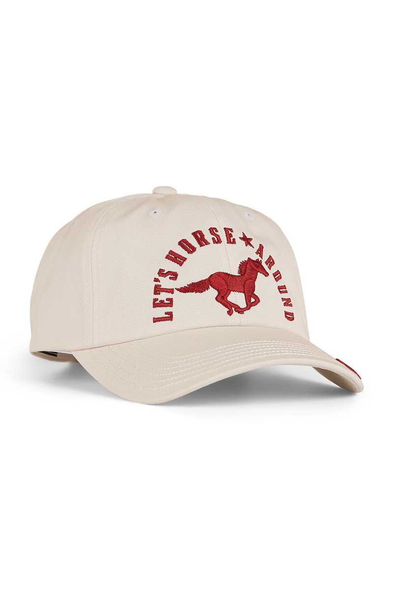 Ringers Western Lets Horse Around Baseball Cap (424036RW) Off White OSFM