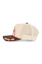 Ringers Western Lets Horse Around Trucker Cap (424029RW) Off White/Chocolate OSFM