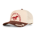 Ringers Western Lets Horse Around Trucker Cap (424029RW) Off White/Chocolate OSFM