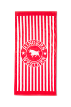 Ringers Western Ringers Stripe Towel (724050RW) Red