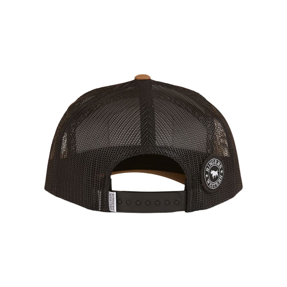 Ringers Western Country Club 7 Panel Cap (424037RW) Black/Camo OSFM