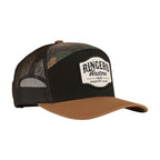 Ringers Western Country Club 7 Panel Cap (424037RW) Black/Camo OSFM
