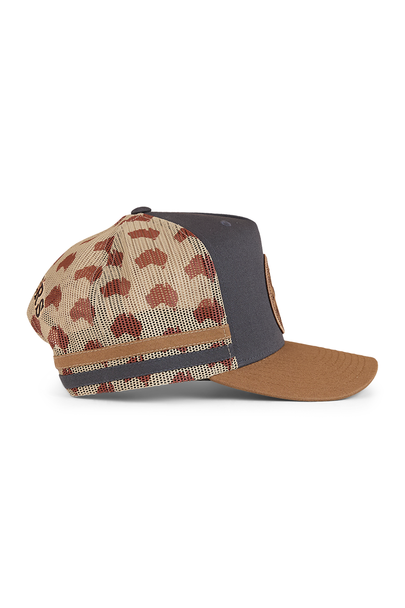 Ringers Western Aussie Rules Deep Fit Trucker Cap (724062RW) Charcoal/Clay OSFM