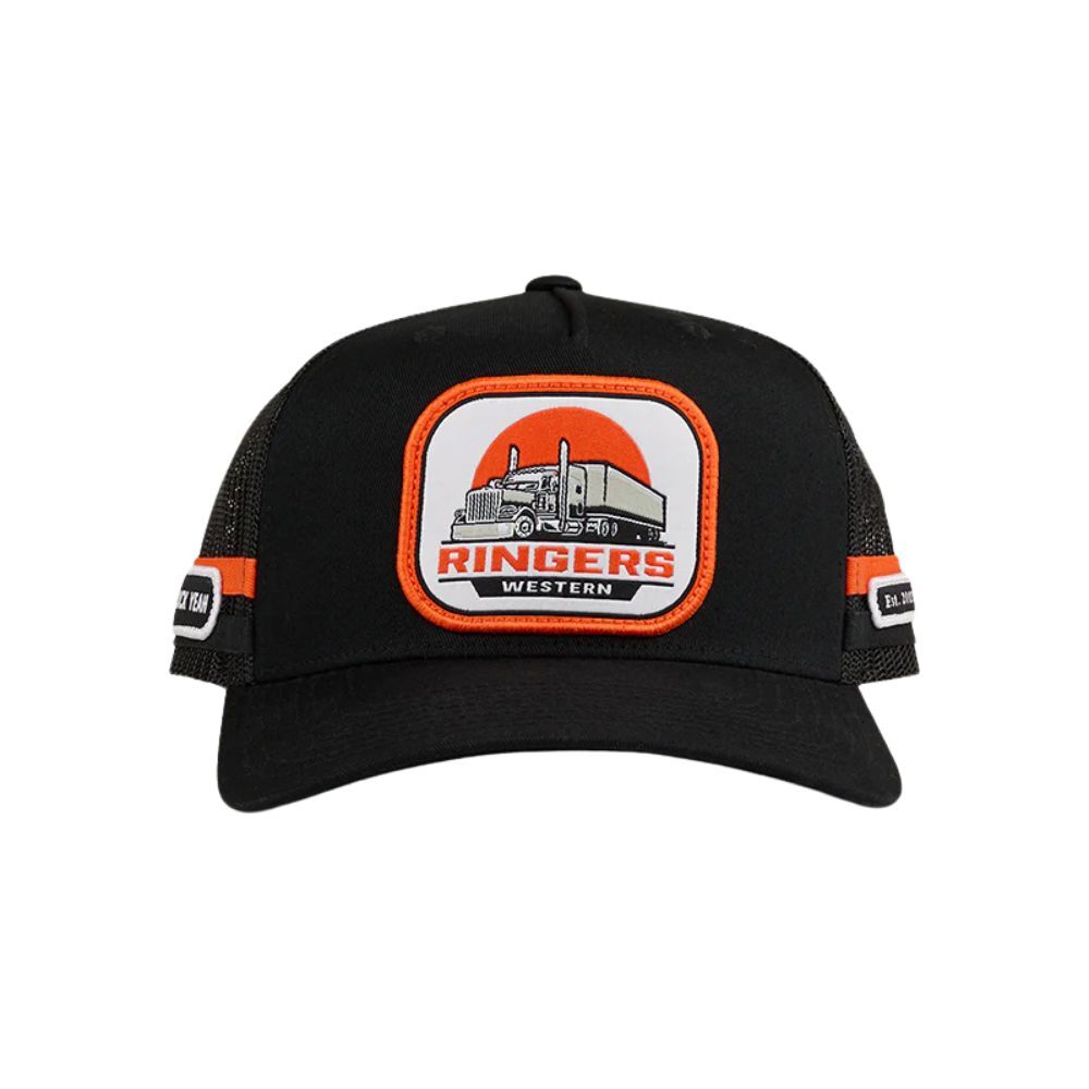 Ringers Western Big Rig Trucker Cap (723154RW) Black