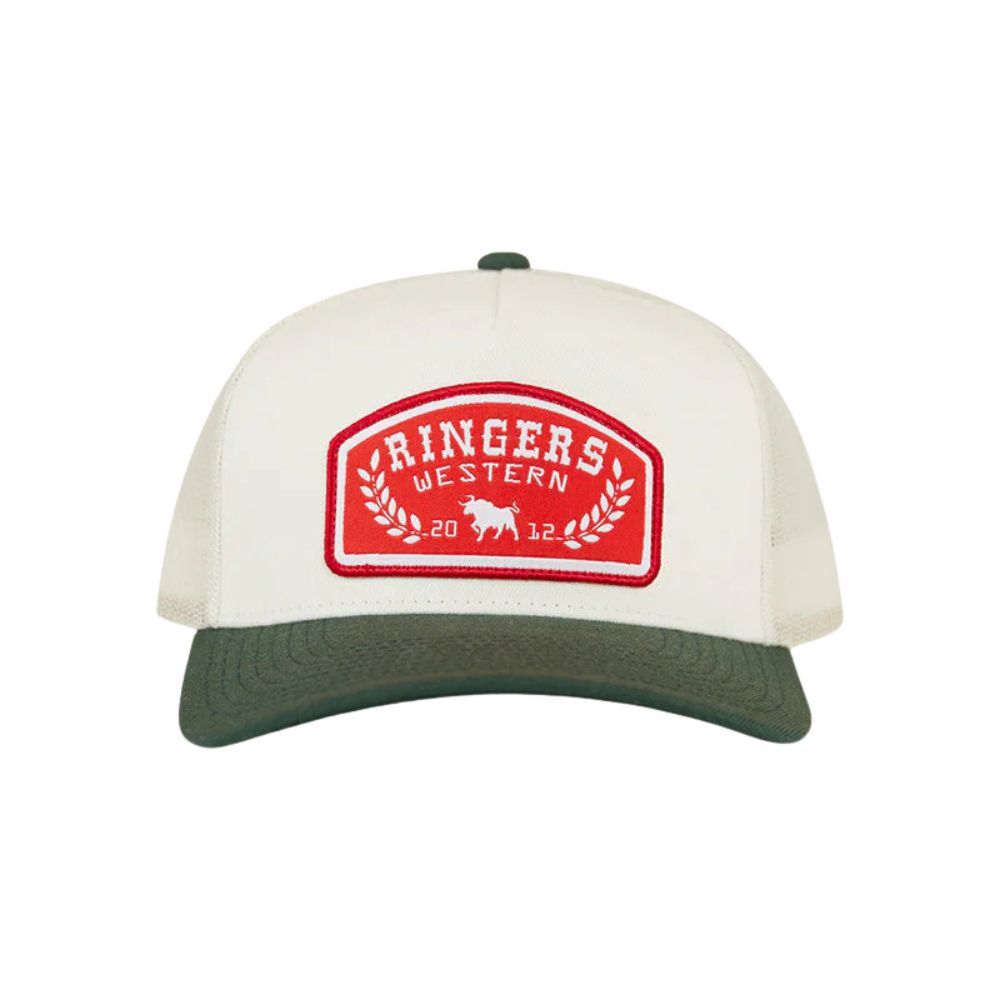 Ringers Western Wheatbelt Wool Trucker Cap (721009RW) Off White/Pine