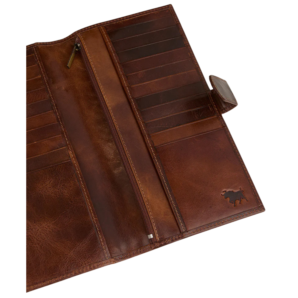 Ringers Western Toro Travello Passport Wallet (425032RW) Cognac