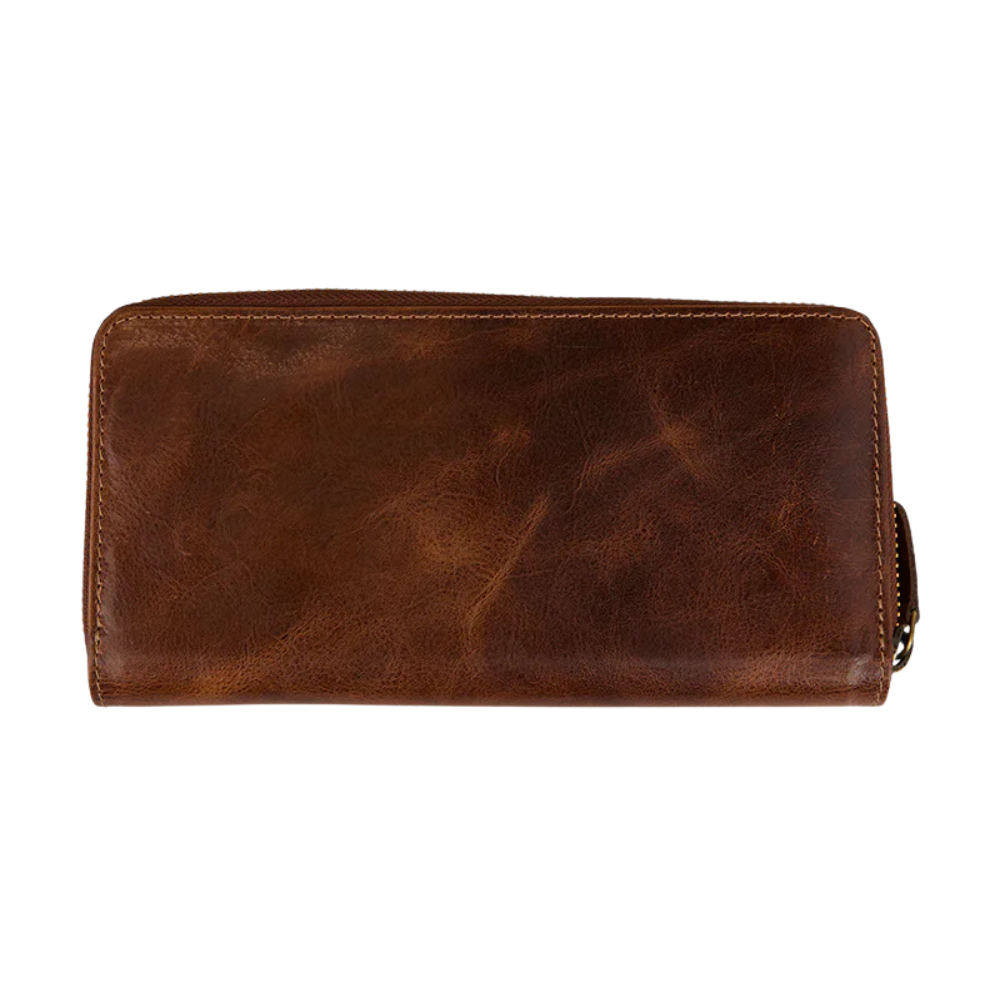 Ringers Western Toro Dama Zip Purse (425031RW) Cognac
