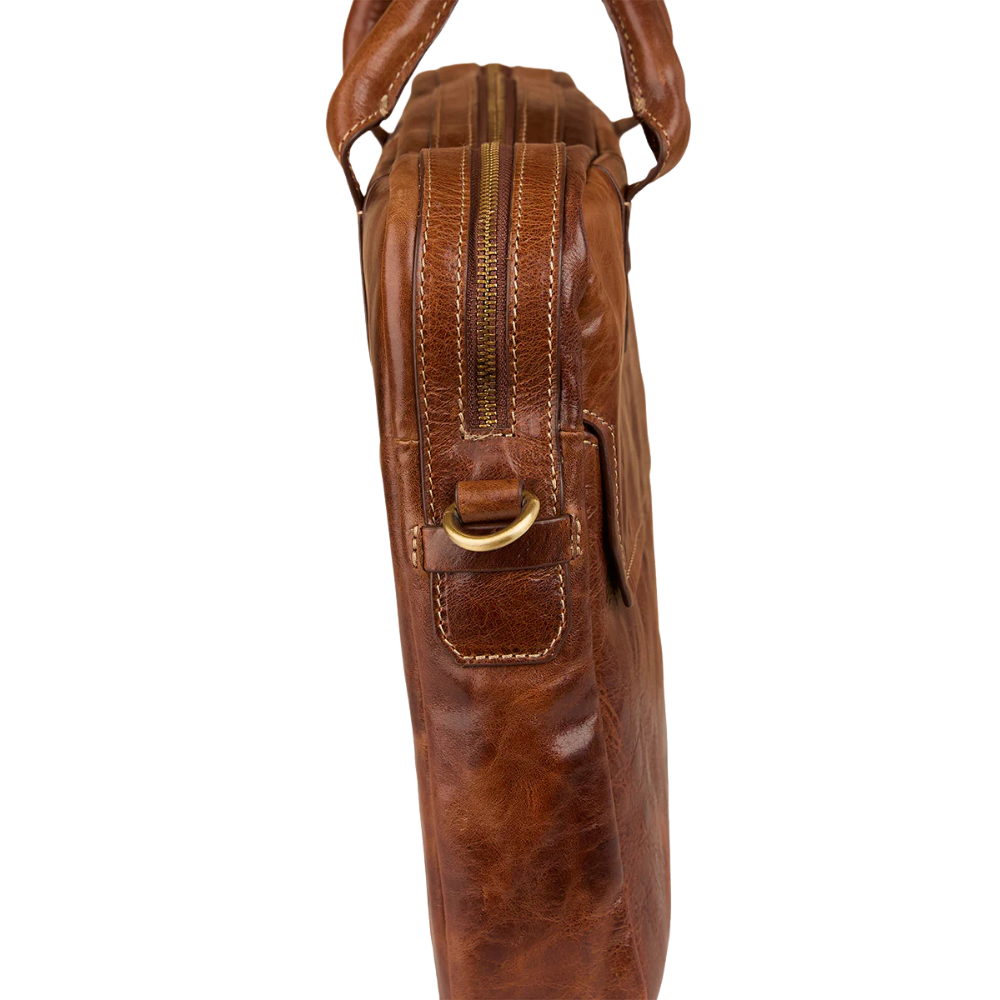 Ringers Western Toro Attache Laptop Bag (425020RW) Cognac