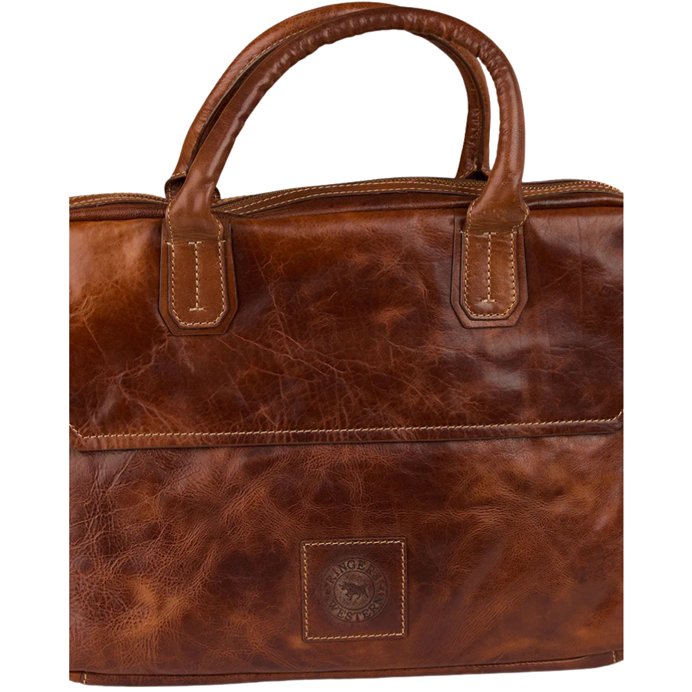 Ringers Western Toro Attache Laptop Bag (425020RW) Cognac