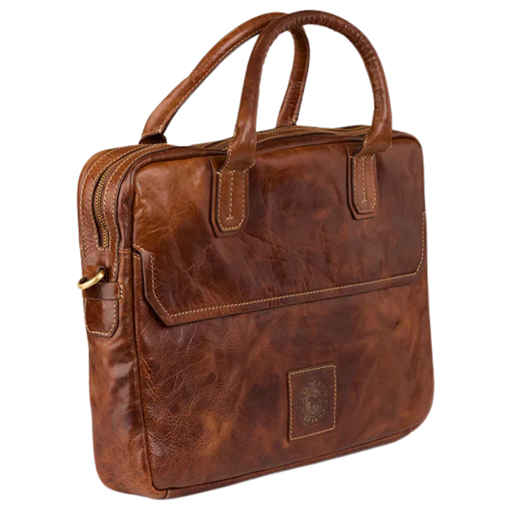 Ringers Western Toro Attache Laptop Bag (425020RW) Cognac