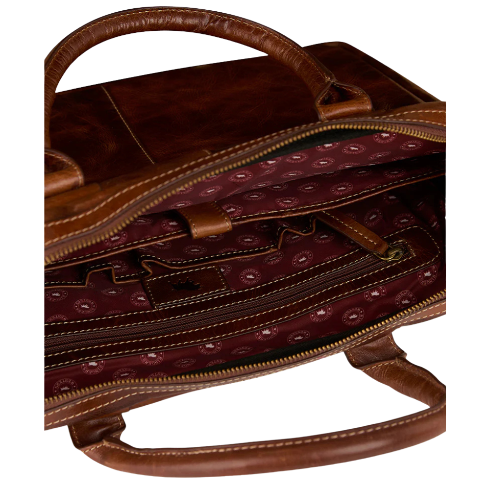 Ringers Western Toro Attache Laptop Bag (425020RW) Cognac