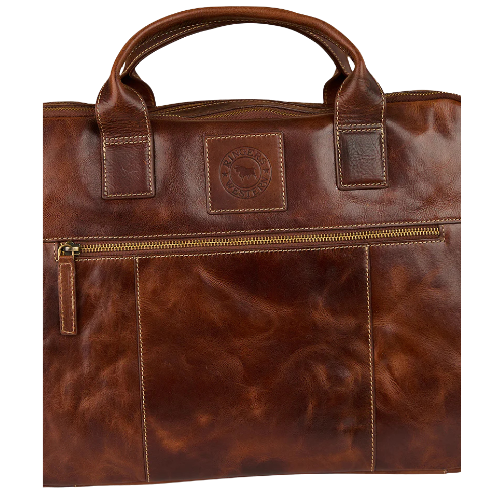 Ringers Western Toro Briefcase (425019RW) Cognac