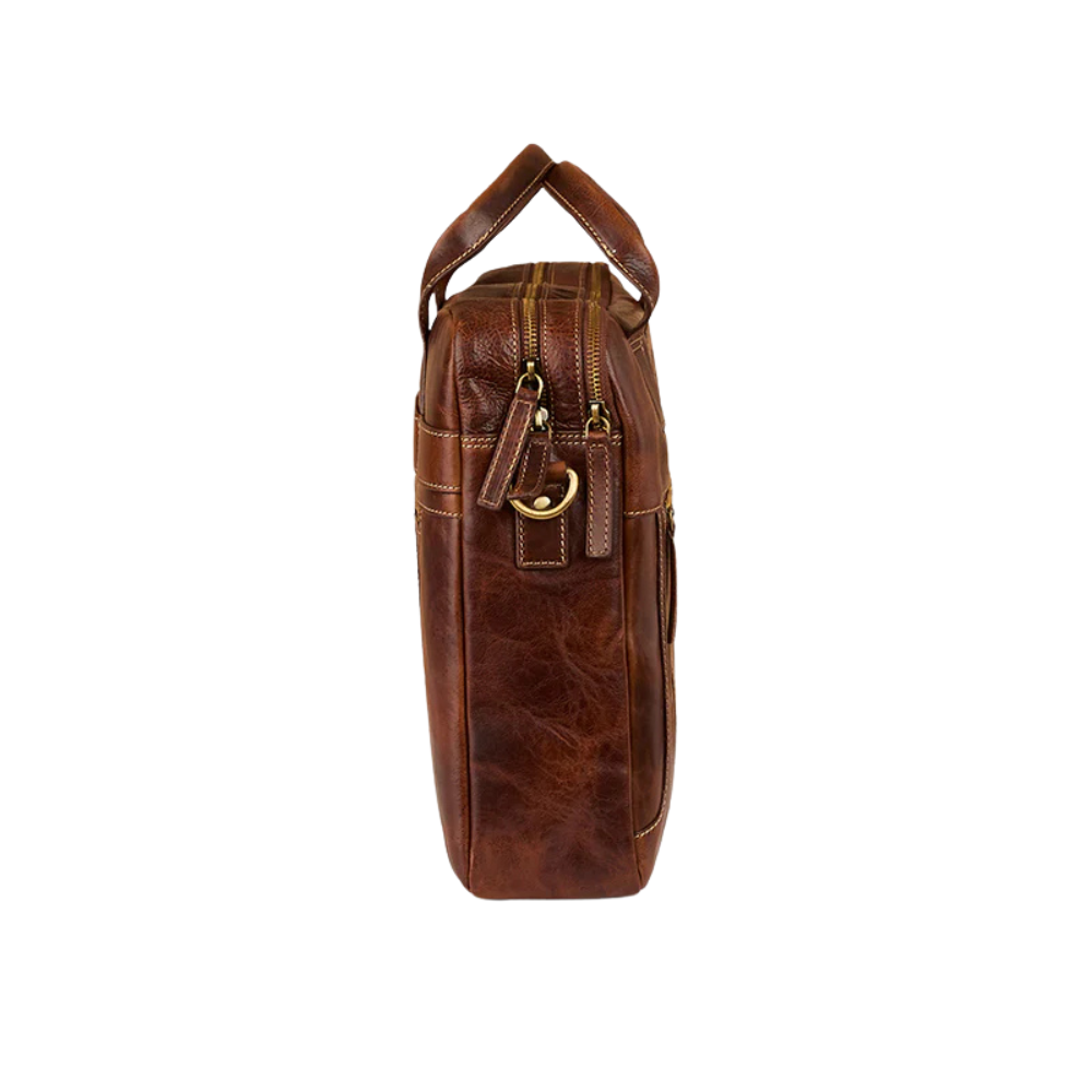 Ringers Western Toro Briefcase (425019RW) Cognac