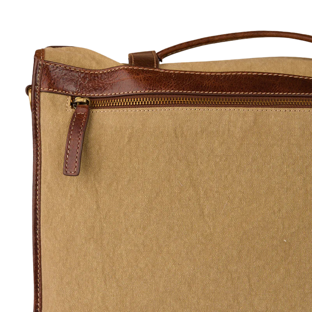 Ringers Western Waxicanvas Messenger Bag (425016RW) Sand