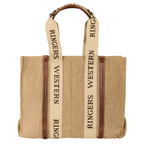 Ringers Western Waxicanvas Shopper Tote (425017RW) Sand