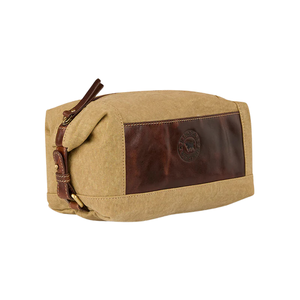 Ringers Western Waxicanvas Toiletry Bag (425037RW) Cognac