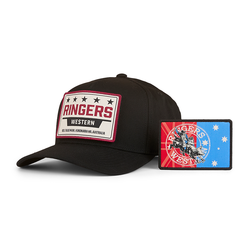 Ringers Western Switcheroo Baseball Cap (424041RW) Black OSFM