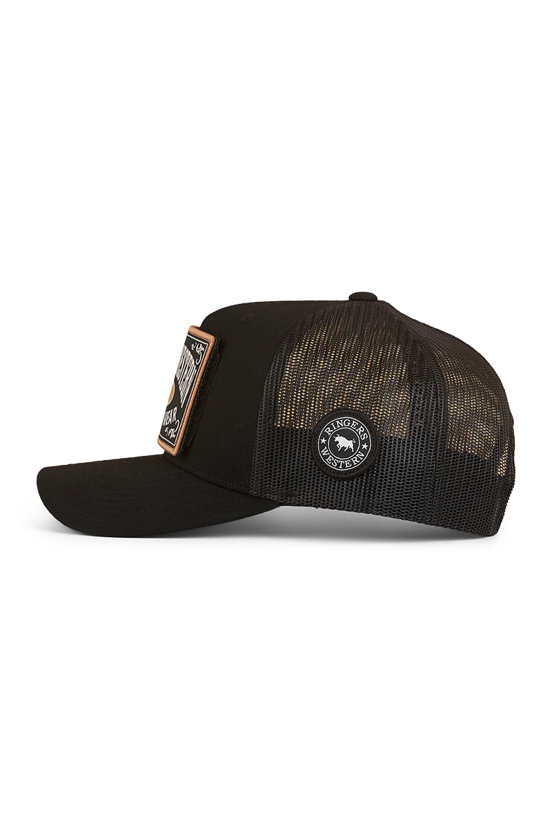 Ringers Western Switcheroo Trucker Cap (424042RW) Black OSFM