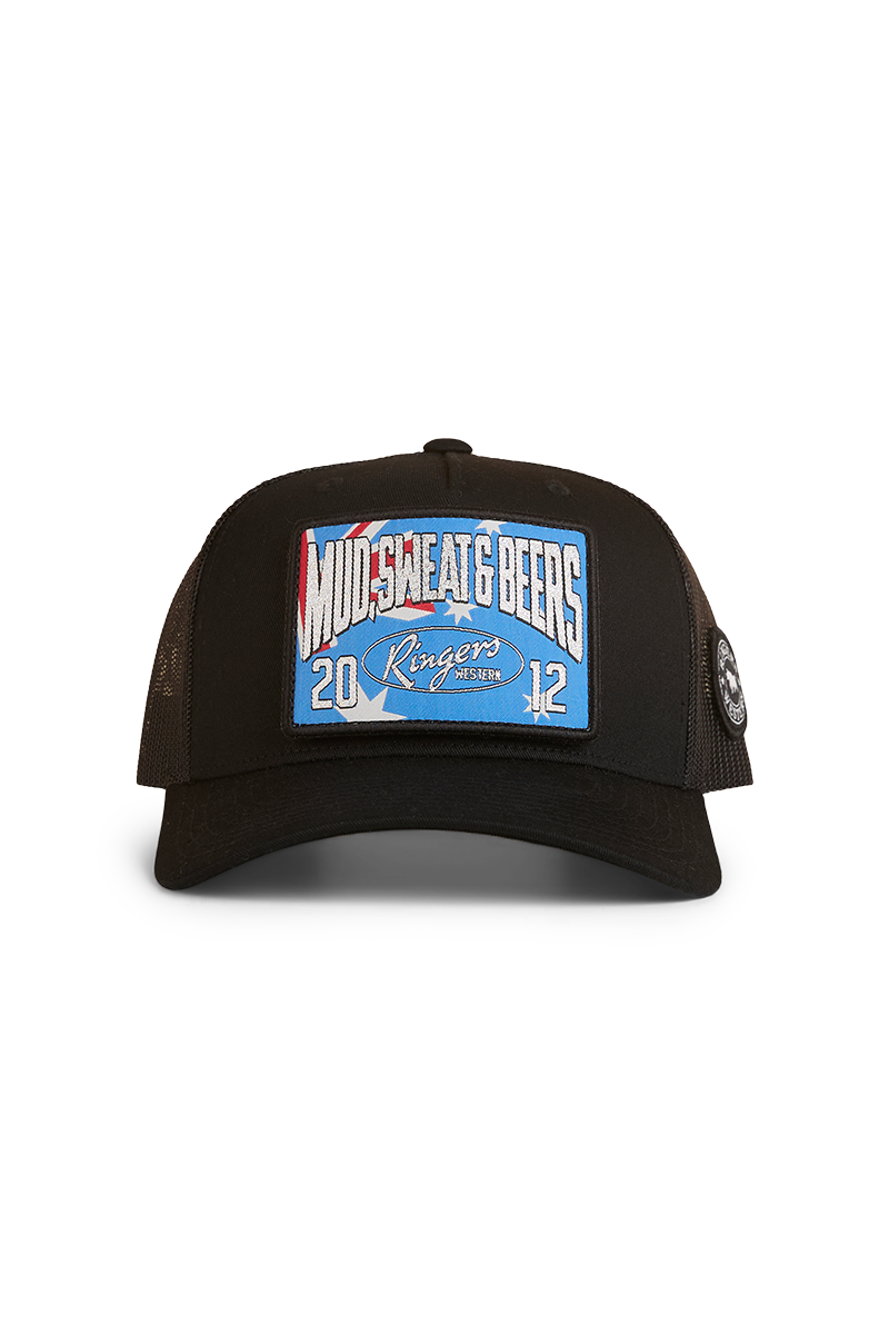 Ringers Western Switcheroo Trucker Cap (424042RW) Black OSFM