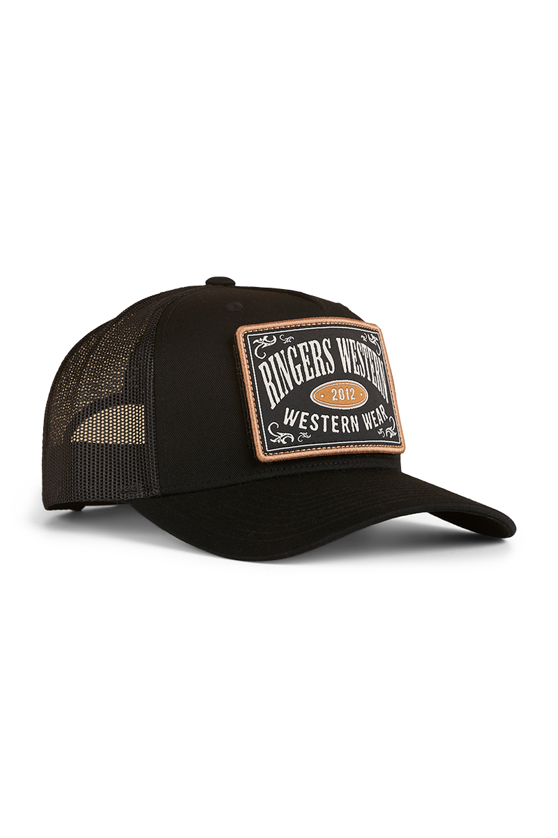 Ringers Western Switcheroo Trucker Cap (424042RW) Black OSFM
