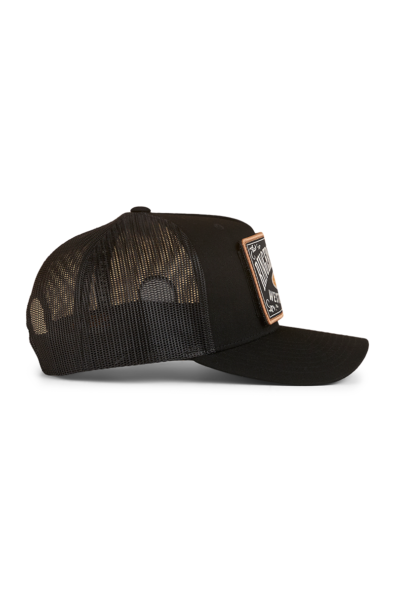 Ringers Western Switcheroo Trucker Cap (424042RW) Black OSFM