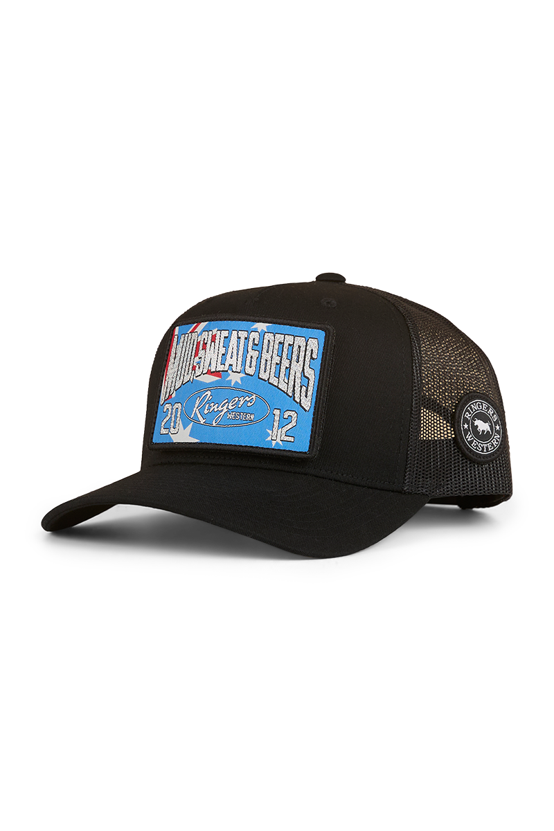 Ringers Western Switcheroo Trucker Cap (424042RW) Black OSFM