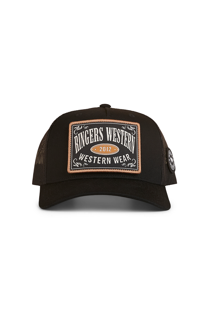 Ringers Western Switcheroo Trucker Cap (424042RW) Black OSFM