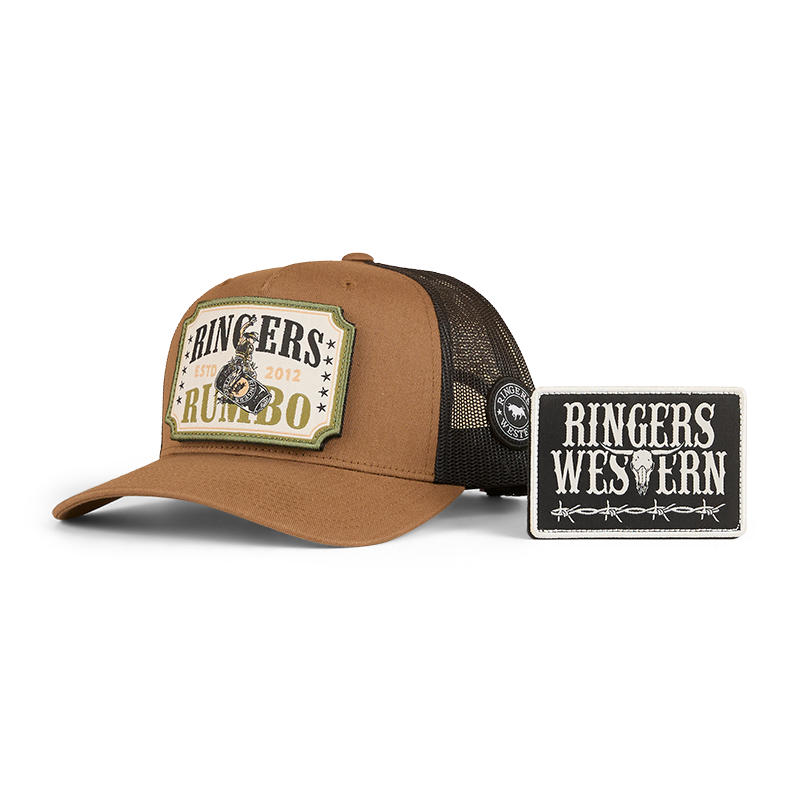 Ringers Western Switcheroo Trucker Cap (424042RW) Clay OSFM