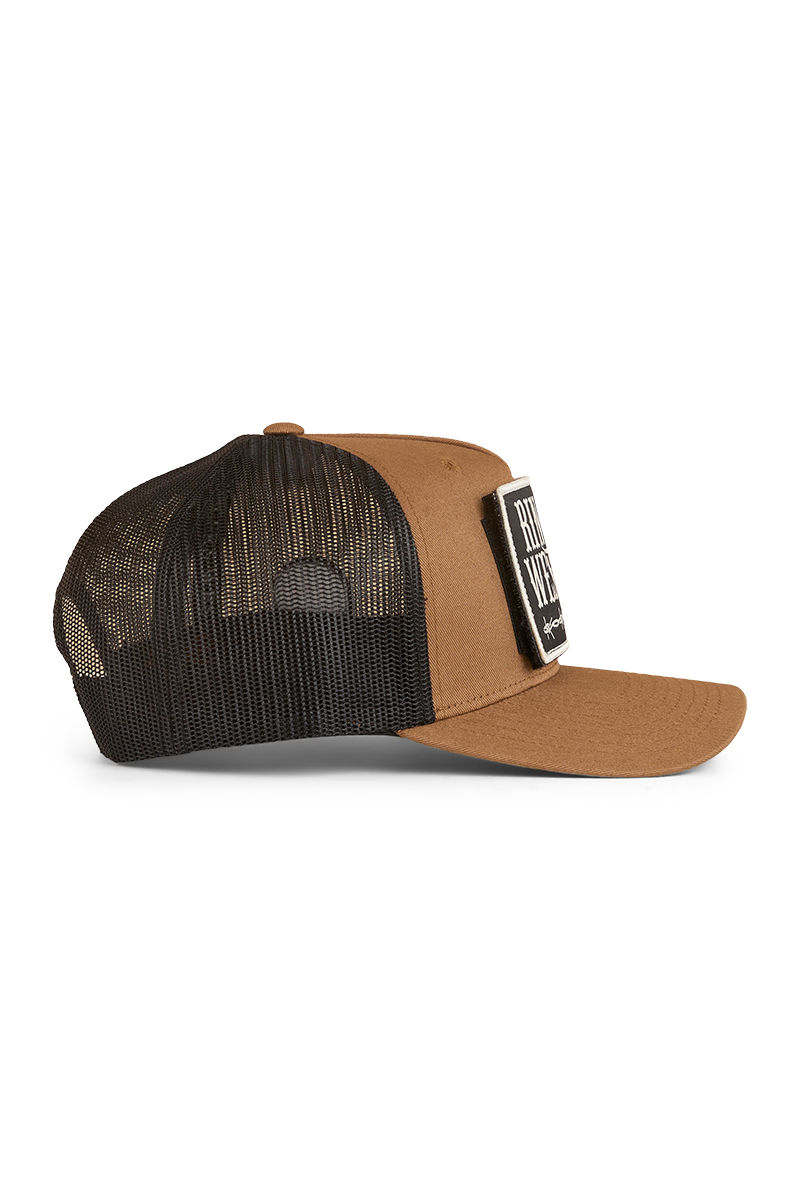 Ringers Western Switcheroo Trucker Cap (424042RW) Clay OSFM