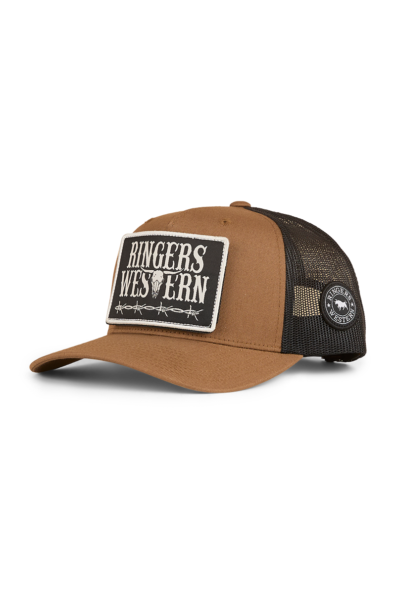 Ringers Western Switcheroo Trucker Cap (424042RW) Clay OSFM