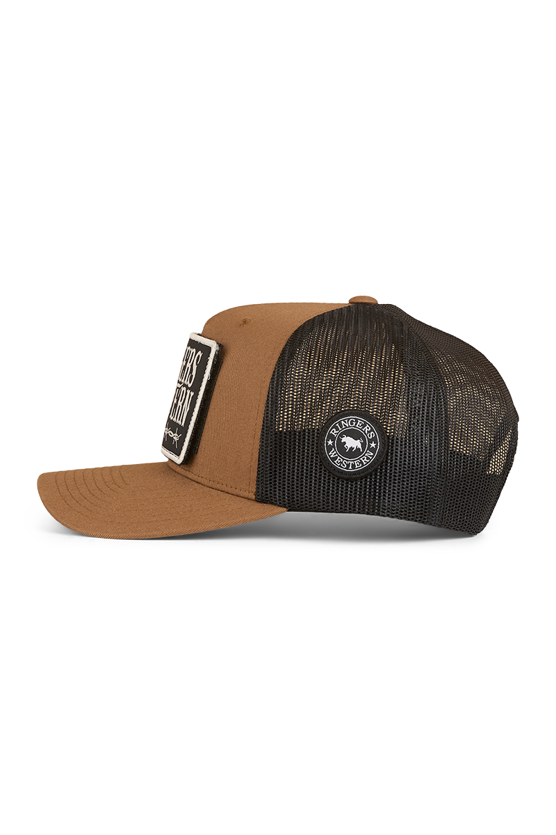 Ringers Western Switcheroo Trucker Cap (424042RW) Clay OSFM