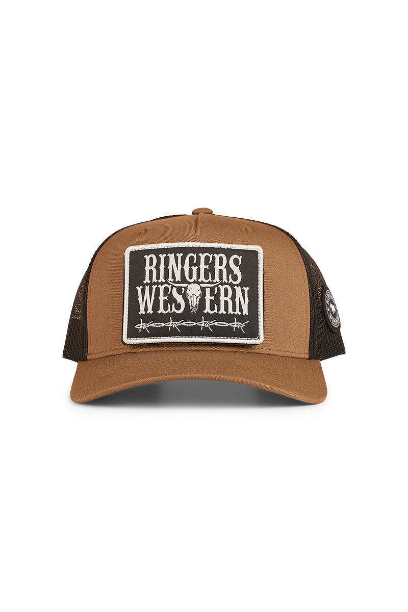Ringers Western Switcheroo Trucker Cap (424042RW) Clay OSFM