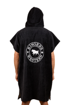 Ringers Western Adults Logo Hooded Towel (425002RW) Black