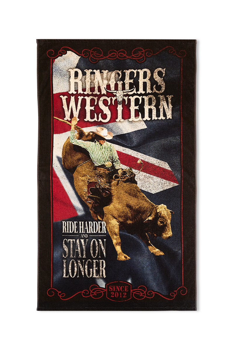 Ringers Western Ride Harder Towel (724049RW) Multi