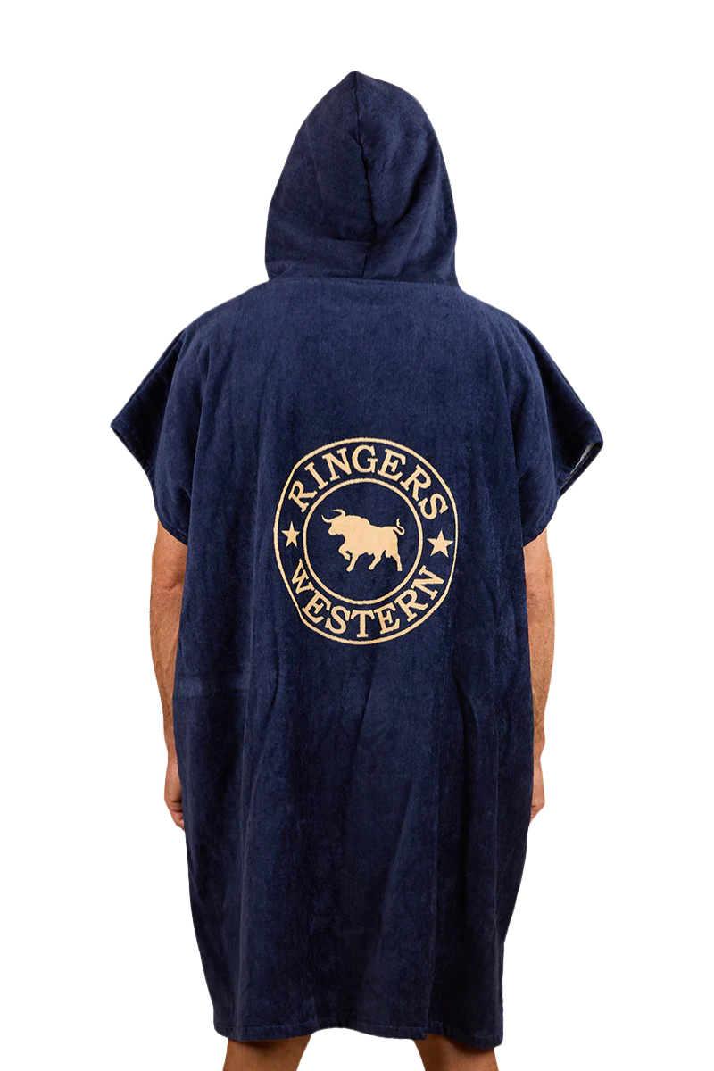 Ringers Western Adults Hooded Towel (425002RW) Navy
