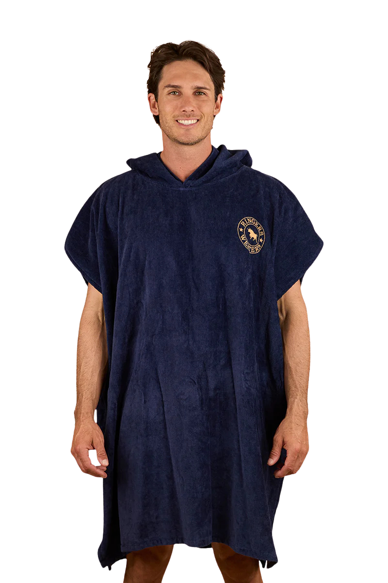 Ringers Western Adults Hooded Towel (425002RW) Navy