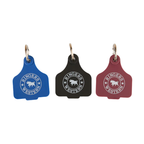 Ringers Western Cattle Tags - 3 Pack (425080RW) Black/Royal Blue/Burgundy