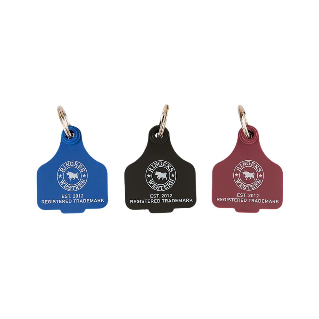 Ringers Western Cattle Tags - 3 Pack (425080RW) Black/Royal Blue/Burgundy