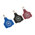 Ringers Western Cattle Tags - 3 Pack (425080RW) Black/Royal Blue/Burgundy