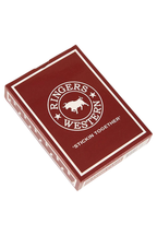Ringers Western Saloon Deck Playing Cards (625004RW) Burgundy
