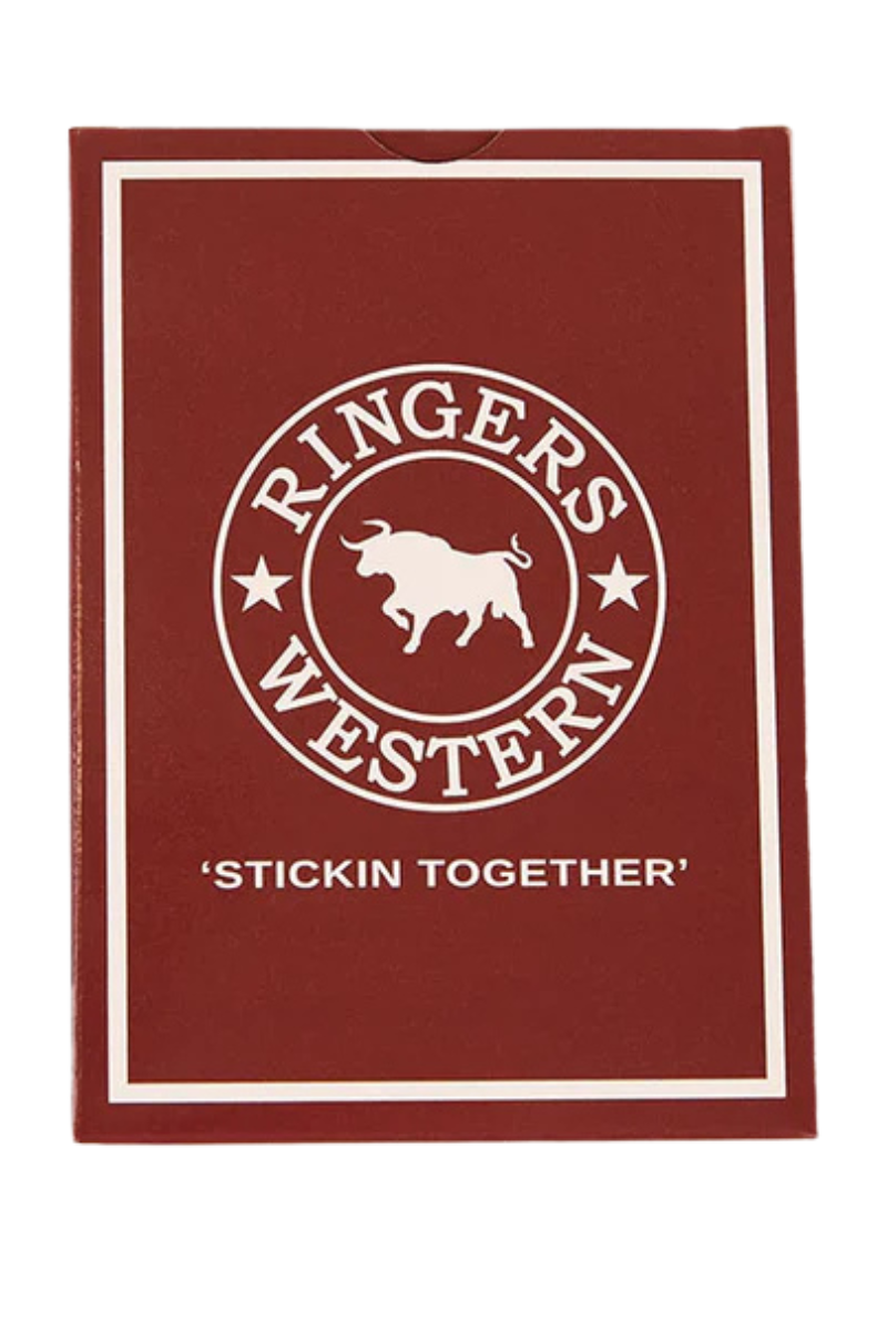 Ringers Western Saloon Deck Playing Cards (625004RW) Burgundy