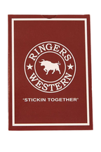 Ringers Western Saloon Deck Playing Cards (625004RW) Burgundy