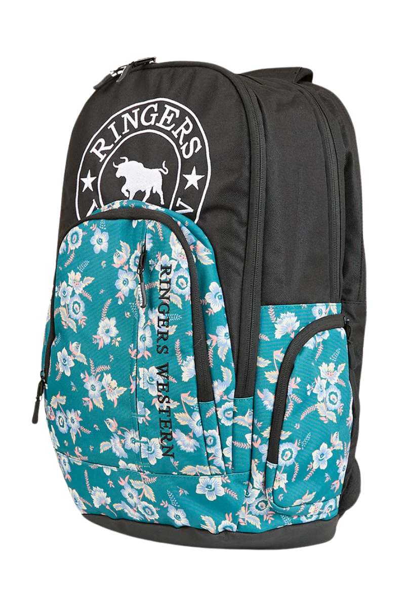 Ringers Western Holtze Backpack (721080RW) Black/Floral